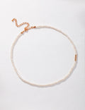 Dainty Tiny Natural Pearl S925 Sterling Silver Choker | Vintage Gold